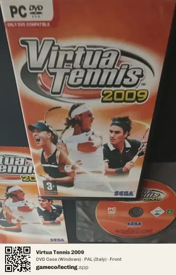 Virtua Tennis 2009 Computer, Italy box front