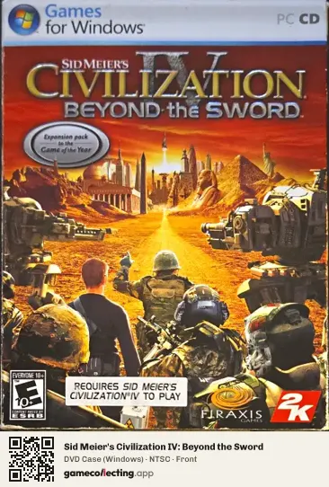 Sid Meier's Civilization IV: Beyond the Sword Computer, NTSC box front