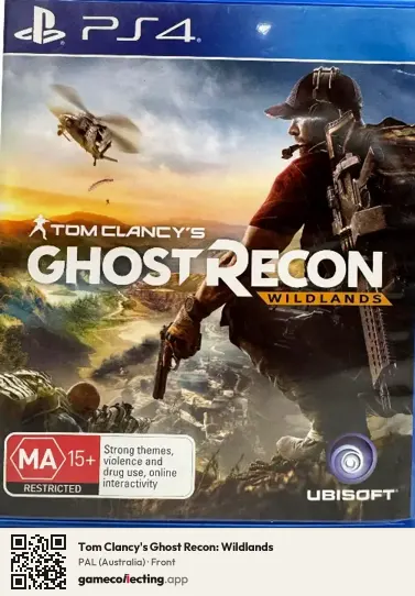 Tom Clancy's Ghost Recon: Wildlands PlayStation 4, Australia box front