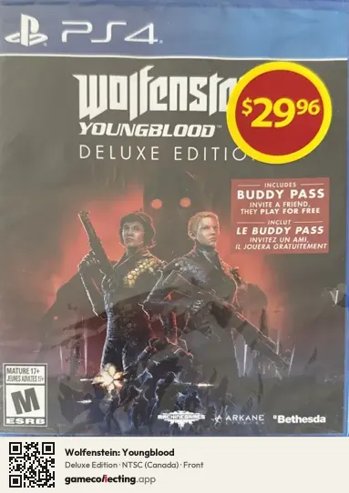 Wolfenstein: Youngblood PlayStation 4, Canada box front