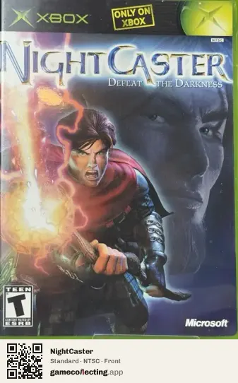 NightCaster Xbox, NTSC box front
