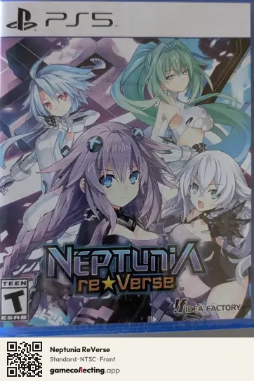 Neptunia ReVerse PlayStation 5, NTSC box front