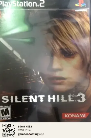 Silent Hill 3 PlayStation 2, NTSC box front