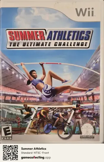 Summer Athletics Nintendo Wii, NTSC box front