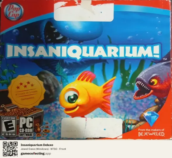 Insaniquarium Deluxe Computer, NTSC box front
