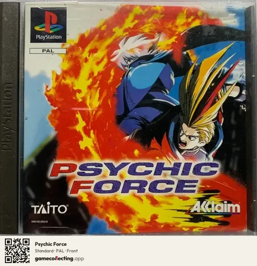 Psychic Force PlayStation, PAL box front