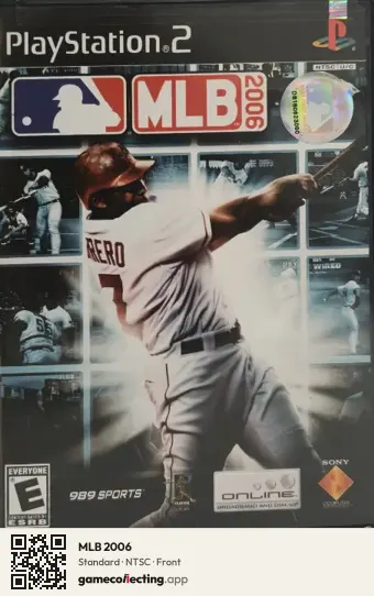 MLB 2006 PlayStation 2, NTSC box front