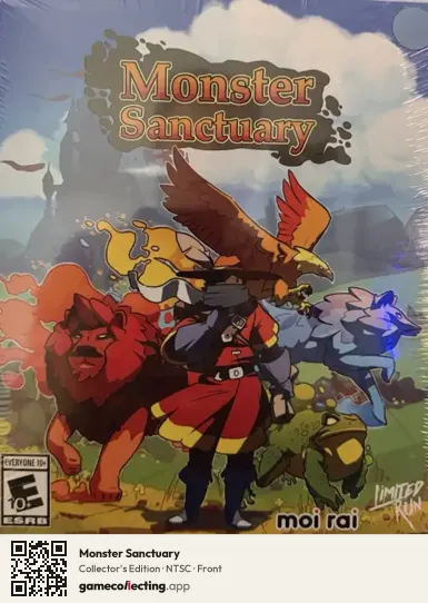 Monster Sanctuary PlayStation 4, NTSC box front