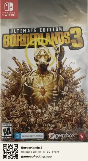 Borderlands 3 Nintendo Switch, NTSC box front