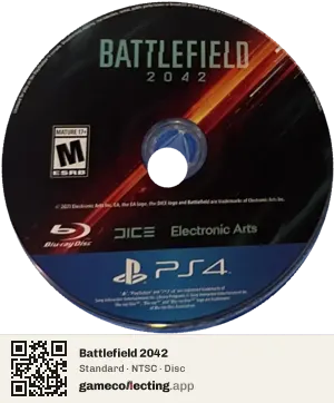 Battlefield 2042 PlayStation 4, NTSC disc