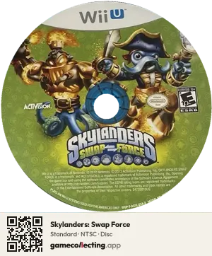 Skylanders: Swap Force Nintendo Wii U, NTSC disc