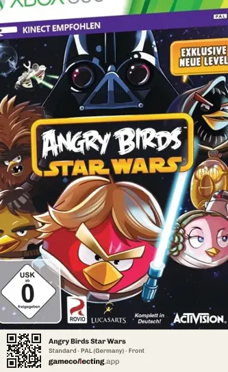 Angry Birds Star Wars Xbox 360, Germany box front
