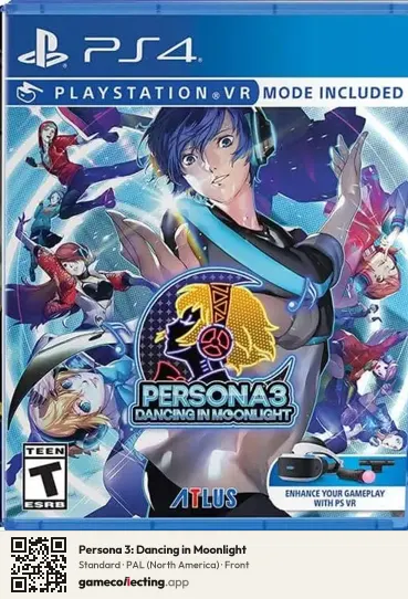 Persona 3: Dancing in Moonlight PlayStation 4, North America box front