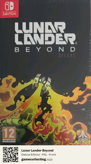Lunar Lander Beyond Nintendo Switch, PAL box front