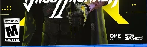 Ghostrunner 2, the ESRB box on its front