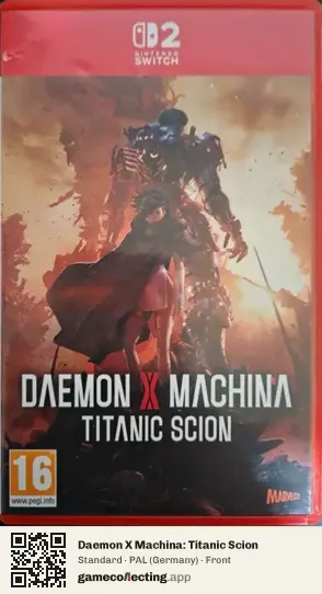 Daemon X Machina: Titanic Scion Nintendo Switch 2, Germany box front