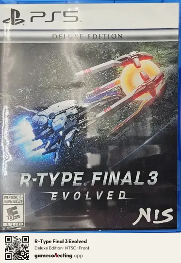 R-Type Final 3 Evolved PlayStation 5, NTSC box front