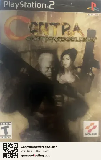 Contra: Shattered Soldier PlayStation 2, NTSC box front