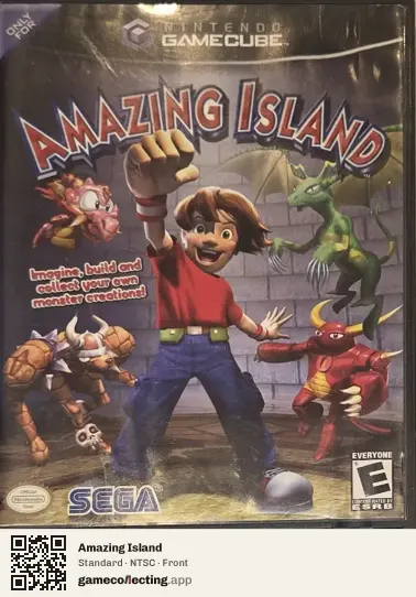Amazing Island Nintendo GameCube, NTSC box front