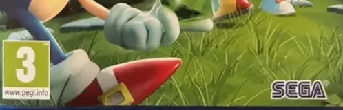 Sonic Superstars, the PEGI square on its front