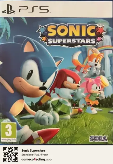 Sonic Superstars PlayStation 5, PAL box front