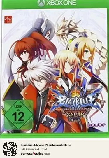 BlazBlue: Chrono Phantasma Extend Xbox One, Germany box front