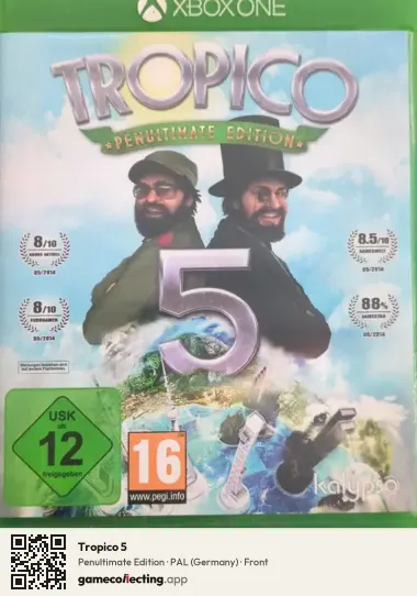 Tropico 5 Xbox One, Germany box front