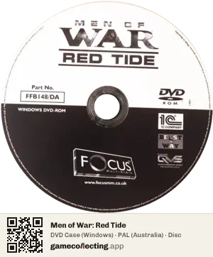 Men of War: Red Tide Computer, PAL disc