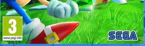 Sonic Superstars, the PEGI square on its front