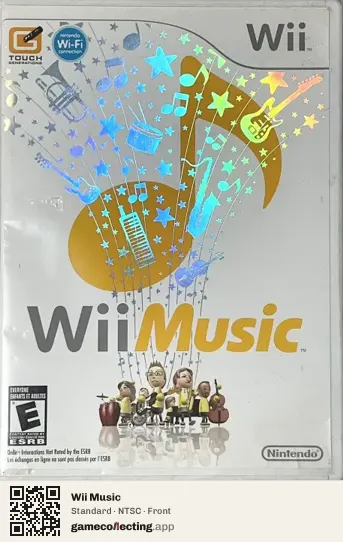 Wii Music Nintendo Wii, NTSC box front