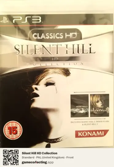 Silent Hill HD Collection PlayStation 3, United Kingdom box front