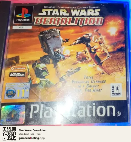 Star Wars: Demolition PlayStation, PAL box front