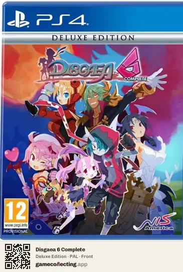 Disgaea 6 Complete PlayStation 4, PAL box front