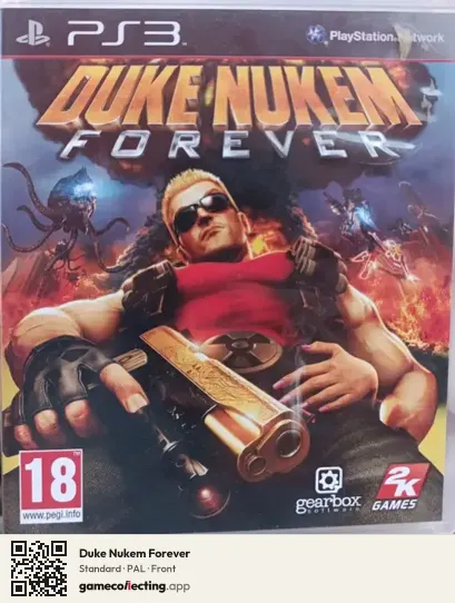 Duke Nukem Forever PlayStation 3, PAL box front