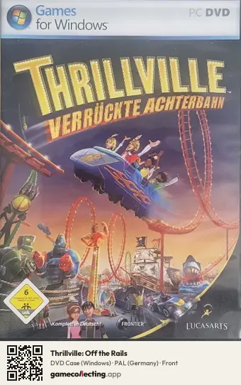 Thrillville: Off the Rails Computer, Germany box front