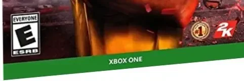NBA 2K20, the ESRB box on its front