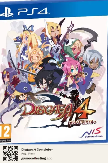 Disgaea 4 Complete+ PlayStation 4, PAL box front