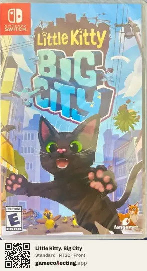 Little Kitty, Big City Nintendo Switch, NTSC box front
