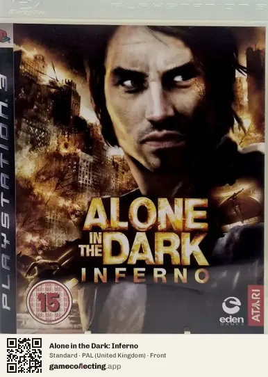 Alone in the Dark: Inferno PlayStation 3, United Kingdom box front