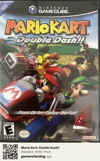 Mario Kart: Double Dash!! Nintendo GameCube, NTSC box front