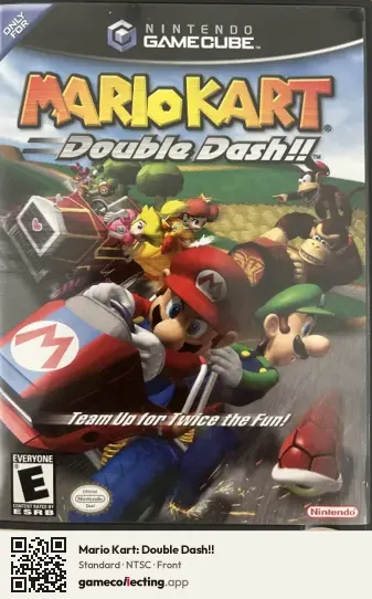 Mario Kart: Double Dash!! Nintendo GameCube, NTSC box front
