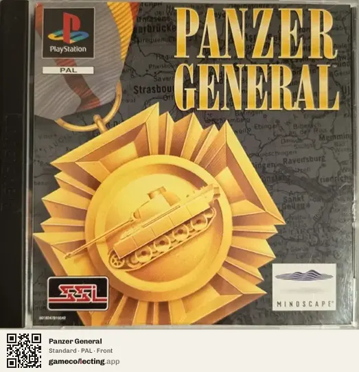 Panzer General PlayStation, PAL box front