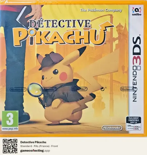 Detective Pikachu Nintendo 3DS, France box front