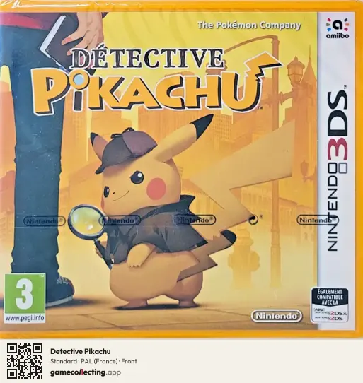 Detective Pikachu Nintendo 3DS, France box front