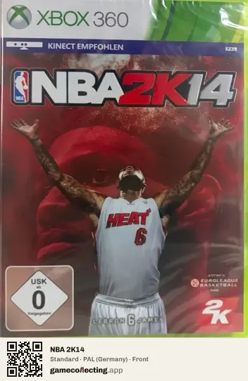 NBA 2K14 Xbox 360, Germany box front