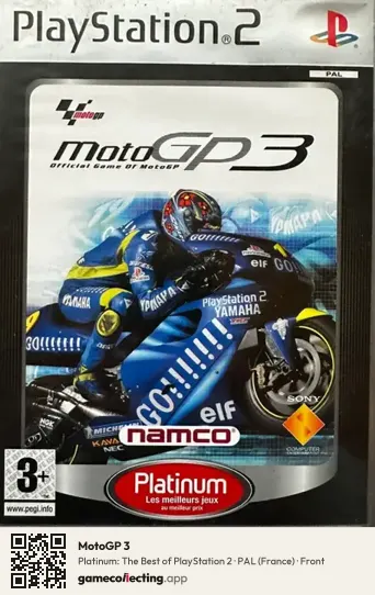 MotoGP 3 PlayStation 2, France box front