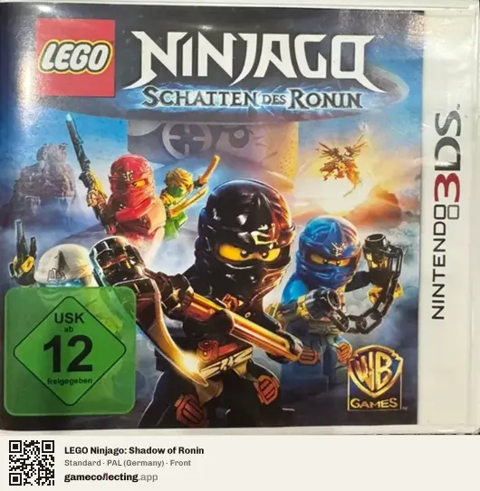 LEGO Ninjago: Shadow of Ronin Nintendo 3DS, Germany box front