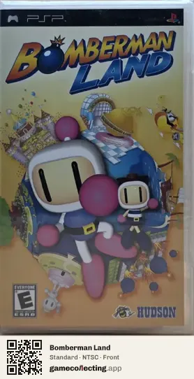 Bomberman Land PlayStation Portable, NTSC box front