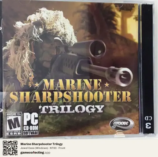 Marine Sharpshooter Trilogy Computer, NTSC box front