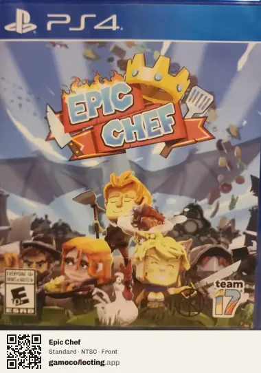 Epic Chef PlayStation 4, NTSC box front